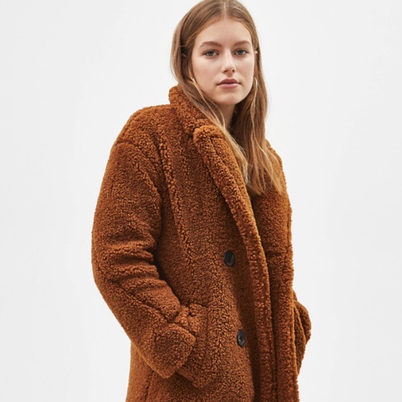 Coats | Bershka Teddy Coat | Poshmark